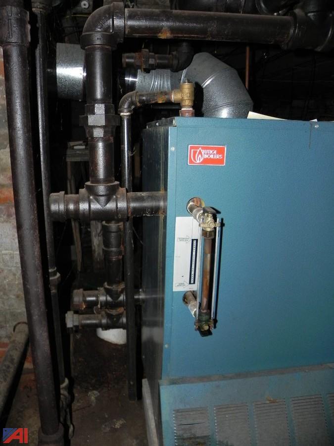 Auctions International Auction Lutheran Care 5480 ITEM Utica Boilers Model PEG300CDE Gas