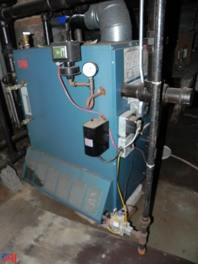 Auctions International Auction Lutheran Care 5480 ITEM Utica Boilers Model PEG300CDE Gas