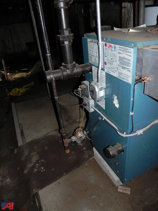 Auctions International Auction Lutheran Care 5480 ITEM Utica Boilers Model PEG300CDE Gas